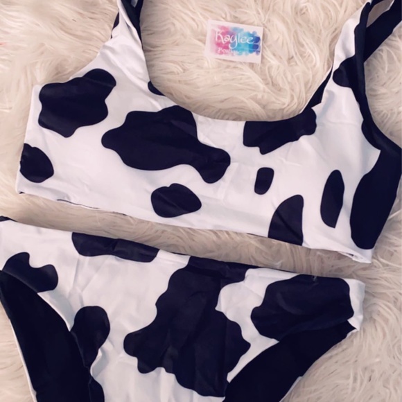 Cow print Bikini Set - Picture 3 of 5